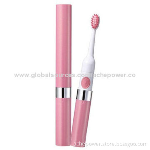 Sonic toothbrush with replaceable powered and easy to take in hand, best quality with good priceNew